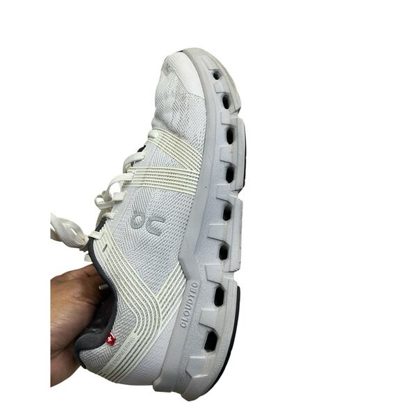 On Cloud Cloudgo Shoes Womens Size 9 White Gray Cushioned Running Sneakers - Picture 2 of 11